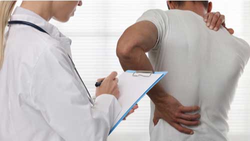 Doctor exam back pain treatment in Spartanburg SC