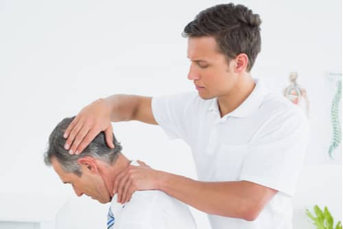 neck pain treatment in Greenville SC doctor exam