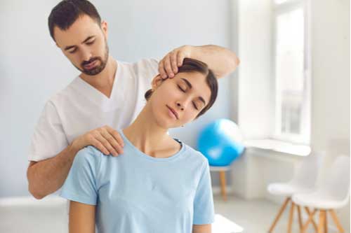 Neck adjustment whiplash treatment in Greenville SC
